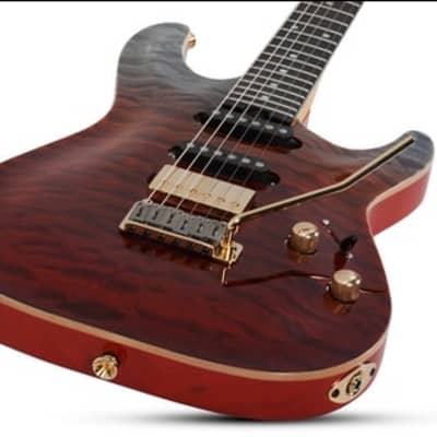 Schecter California Classic Series Electric Guitar w/ Case - Bengal Fade 7303 image 16