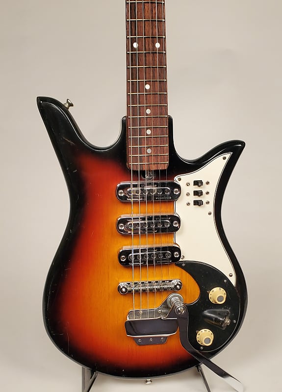 Teisco Del Rey ET-300 Tulip 3 pickup Wonder Super clean,  plays like a butterfly stings like a bee!! image 1