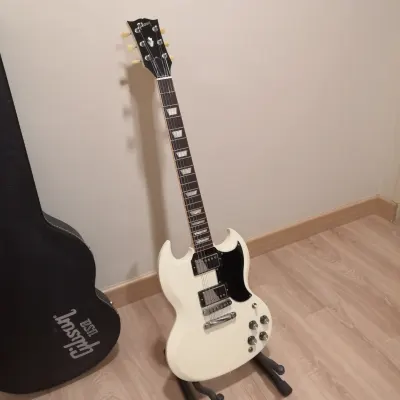 2012 Gibson 61' SG Reissue In Vintage White image 2
