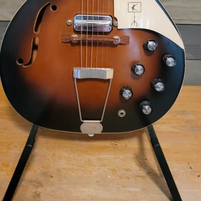 Kay Speed Demon Electric Guitar Vintage 1960s Sunburst Clean & Playable image 2