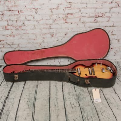 Blackjack by Teisco Violin Style Hollowbody 1960s Vintage Electric Guitar x3832 (USED) image 10