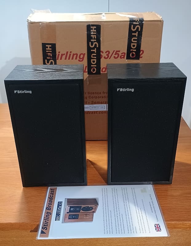 Stirling Broadcast LS3/5a V2 Pair | Reverb Stirling Broadcast LS3/5a V2 Pair | Reverb