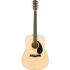 Fender CD-60S Solid Top Dreadnought Acoustic Guitar - Natural w/ Hard Case image 2