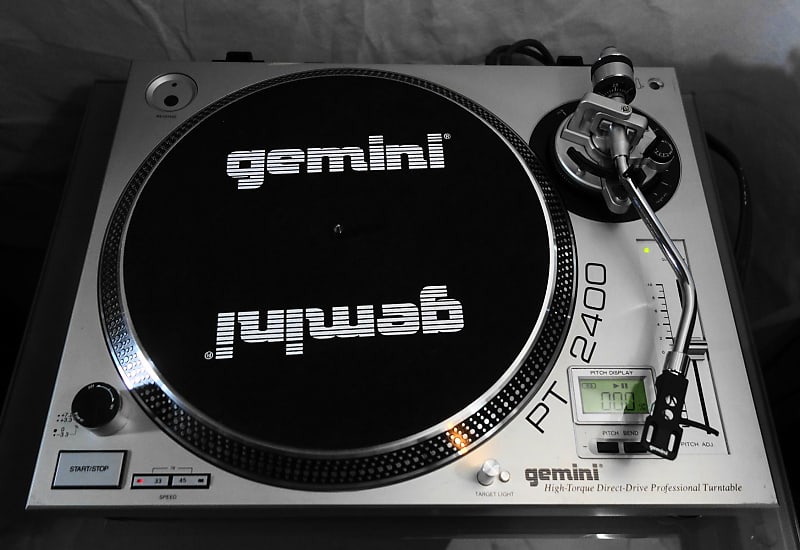 GEMINI PT 2400 High-Torque Direct Drive Professional Turntable - Platine vinyle DJ Bild 1