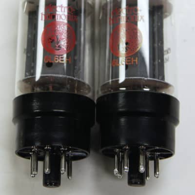 Electro-Harmonix 6L6EH 6L6GC matched pair of vacucm tubes