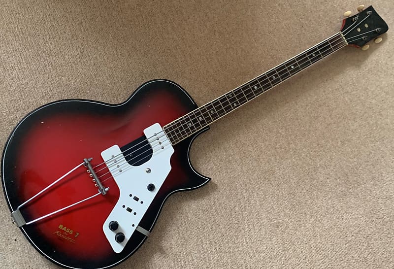 Egmond Rossetti bass 7 1960's Red image 1