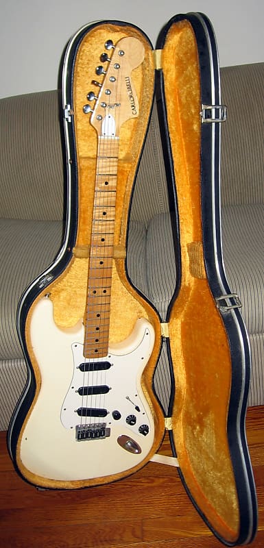 Carlo Robelli FUJIGEN Custom Stratocaster 1975 Olympic White Electric Guitar image 1