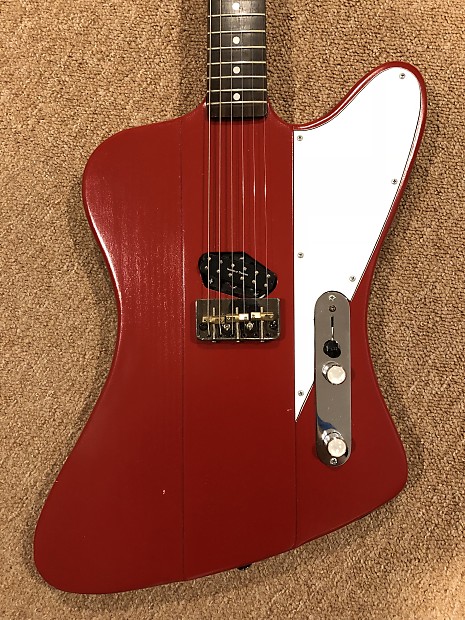 Custom Telebird Firecaster Red Telecaster Firebird Hybrid