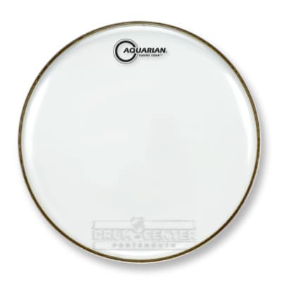 Aquarian Classic Clear Snare Side Drum Head 13" image 2