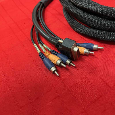 BOSE INTERFACE CABLE LEVITON 5 RCA ENDS & 15 PIN FEMALE 15' LONG image 3
