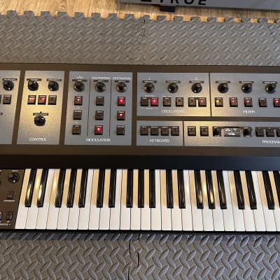 Oberheim OB-X8 61-Key 8-Voice Synthesizer 2022 - Like New - Black with Wood Sides image 1