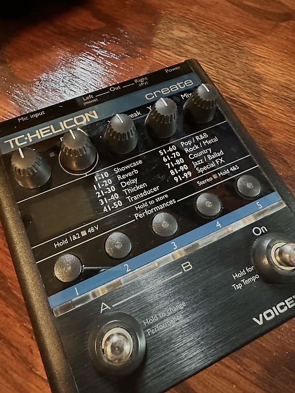 TC Helicon VoiceTone Create | Reverb