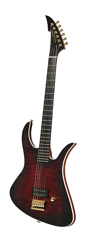 Electric MGH GUITARS Blizzard Beast Premium Deluxe - black cherry burst  - made in Germany image 1