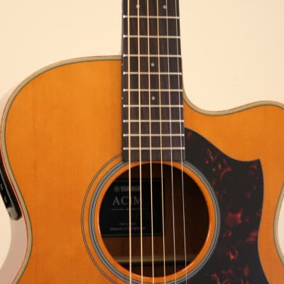 Yamaha AC1M Acoustic Electric Guitar, Vintage Natural image 3