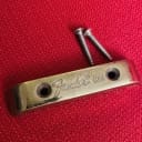 FENDER Thumbrest Chrome Gold Precision Bass Special 1981