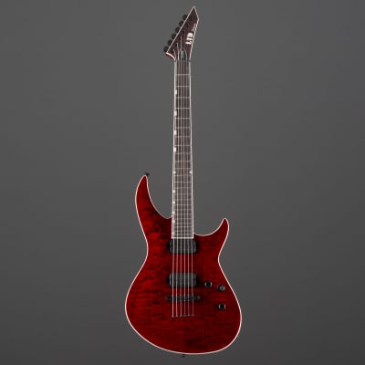 ESP LTD H3-1000 See Thru Black Cherry - Electric Guitar image 2