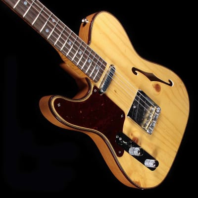 Fender Custom Shop LTD  Knotty Pine Telecaster Thinline lefty lefthanded LH image 3