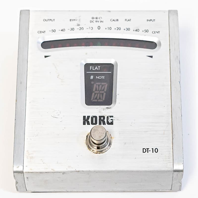 Korg DT10 Chromatic Guitar and Bass Pedal Tuner | Reverb Canada