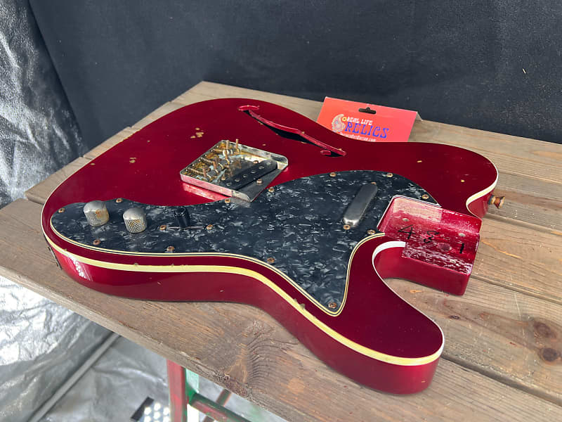 Real Life Relics Fully Loaded 69 Tele® T  Body Top Bound Aged Candy Apple Red #1 image 1