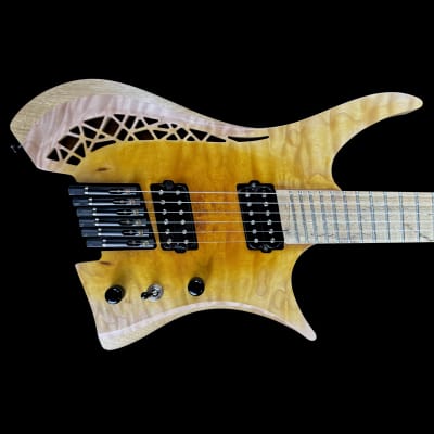 OD Guitars Minerva - High Grade Quilt Maple Top - Black Limba Body image 1