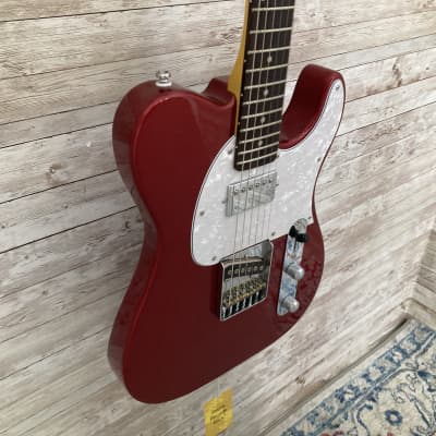 Used G&L Tribute Series ASAT Classic Bluesboy with Rosewood Fretboard 2010 Candy Apple Red image 3