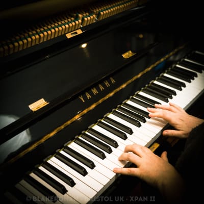 Yamaha u3 upright piano 19XX - Black Perfect Condition image 16