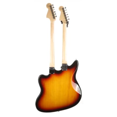 Fender Custom Shop Doubleneck Jazzmaster and Bass VI Masterbuilt Dennis Galuszka 3-Tone Sunburst image 3