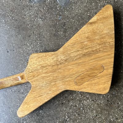 Kurt Wilson Korina Explorer Electric Guitar - Natural image 13