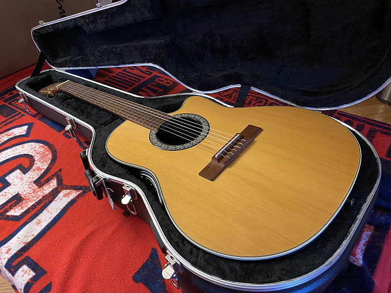 Ovation CC059 Nylon String Guitar 2000s Reverb