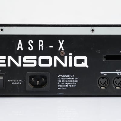 Ensoniq ASR-X Advanced Sampler / Resampler | Reverb