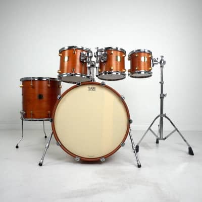 Yamaha Maple Custom 5-Piece Drum Kit in Vintage Natural 22,8,10,12,14 image 1