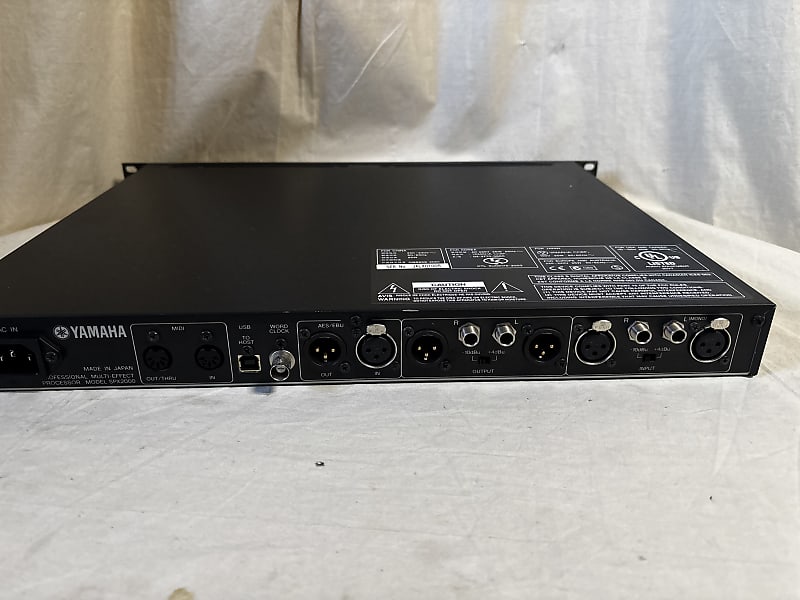 Yamaha SPX2000 Professional Multi-Effect Processor | Reverb
