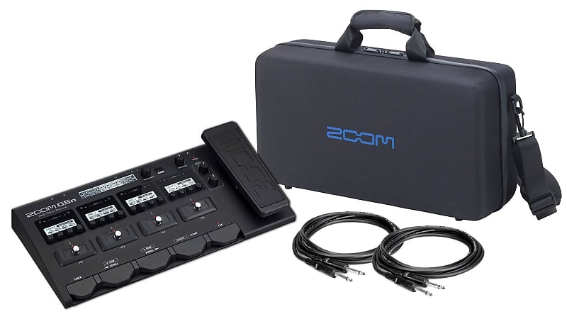 Zoom G5n Multieffects Processor w/ CBG-5n Carrying Case and 2 Hosa CPP-110  10-foot 1/4