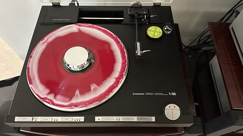 Pioneer Turntable PL-L1000A PL-L1000 1979 - 5” Black or Silver Badge Emblem  			