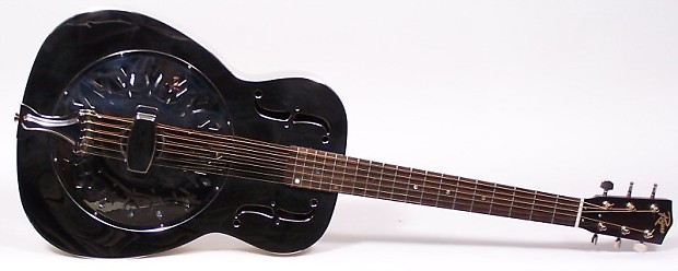 Rogue classic brass body resonator guitar deals