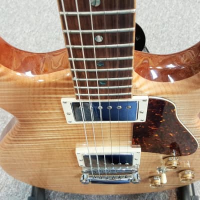 Basone electric guitar, flamed maple top, mahogany body and neck, handcrafted in  Vancouver Canada image 10