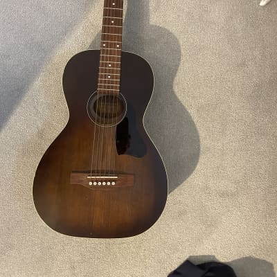 Art & Lutherie Roadhouse Parlor Acoustic-Electric Guitar Black image 1