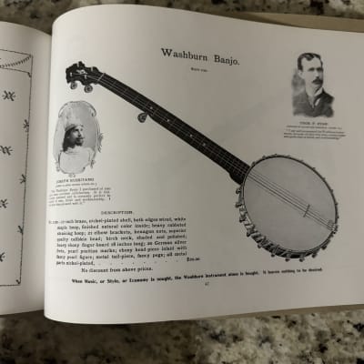 Washburn 1897 guitar mandolin zither banjo reprint catalog Lyon and Healy Lion image 23