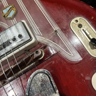 1960s National Westwood 77 vintage electric guitar w unoriginal hard case image 3