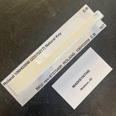 ORIGINAL Roland Replacement Weighted E/B Key (106H028W) for D-50, JX-8P, JX-10, Juno-2, etc