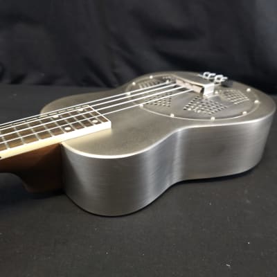 Gold Tone Resouke: Tenor-Scale Metal Body Resonator Ukulele with Gig Bag image 12
