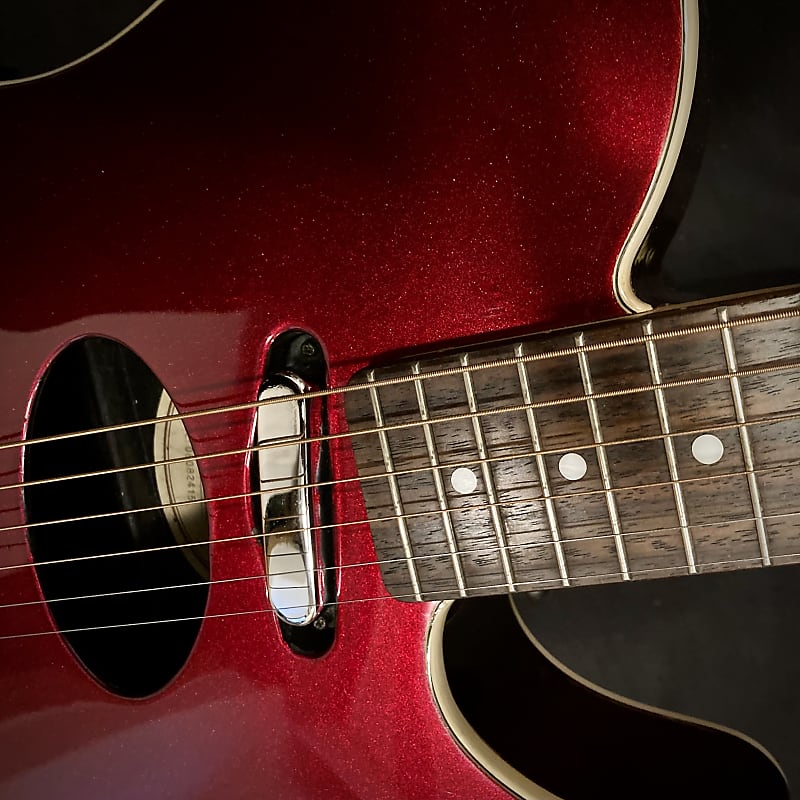 Fender Telecoustic Deluxe - Candy Apple Red | Reverb
