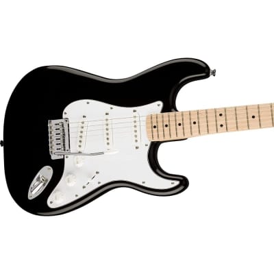 Squier by Fender Affinity Series Stratocaster, Maple fingerboard, Black image 4