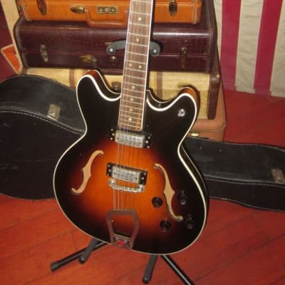 ~1966 Hagstrom Viking 12 String Sunburst image 2