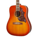 Epiphone Hummingbird 12-string Electro-Acoustic Guitar, Aged Cherry Sunburst Gloss