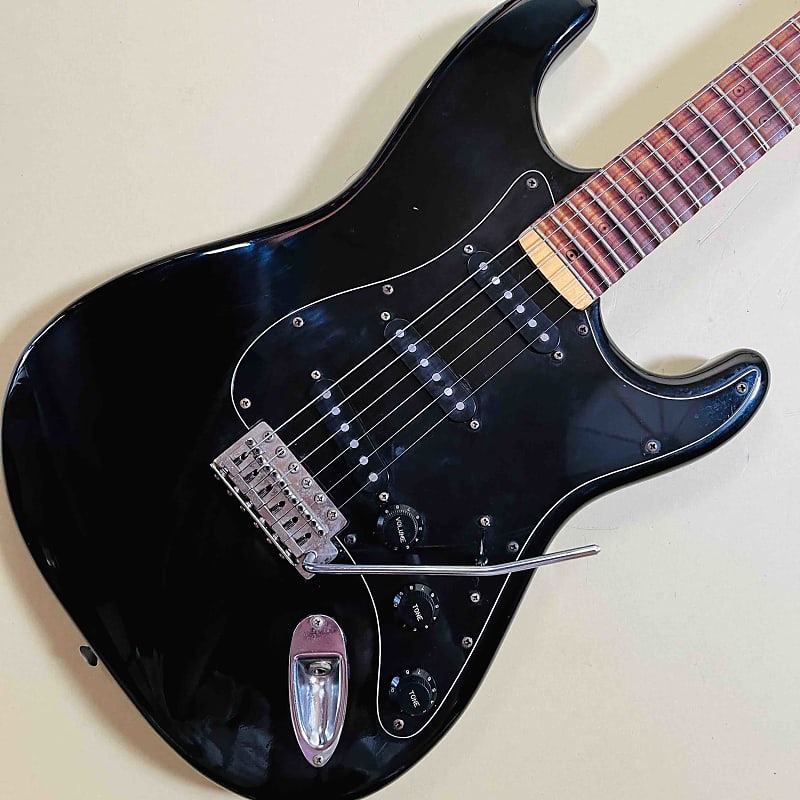 Tokai SS-38 Silver Star Stratocaster 1983 - BLK w/Scalloped  fretboards,Large headstock | Reverb