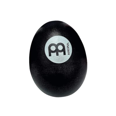 Meinl Plastic Black Egg Shaker, Hand Percussion MELEGGBKX1