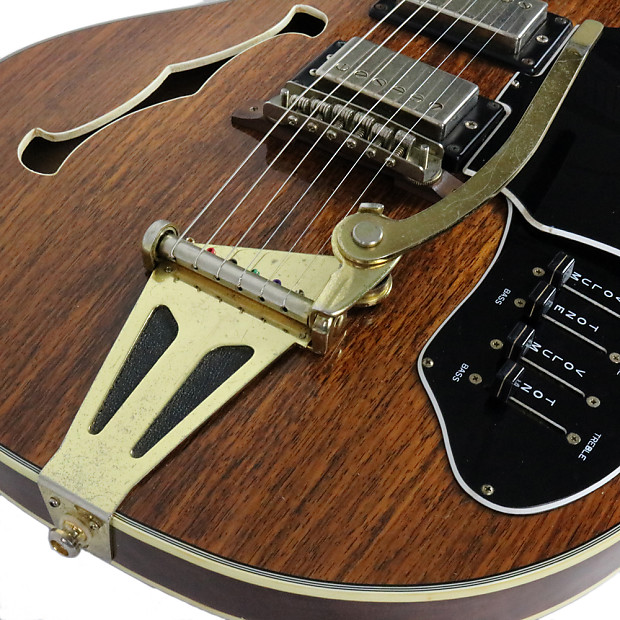 Vintage 1970's National EG685-2RG Thin Line Hollow Body Electric Guitar