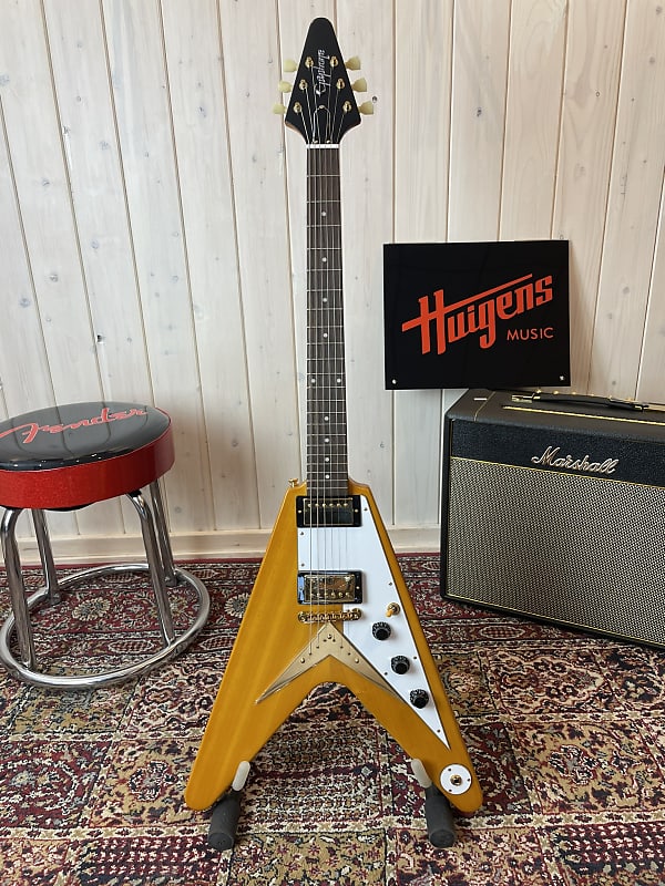 Epiphone Limited Edition '58 Korina Flying V Reissue | Reverb The  Netherlands