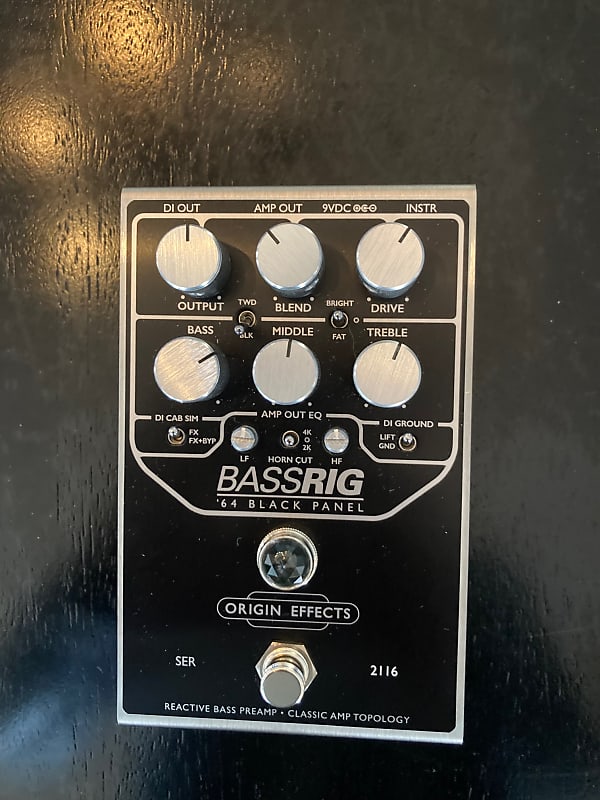 Origin Effects BASSRIG '64 Black Panel